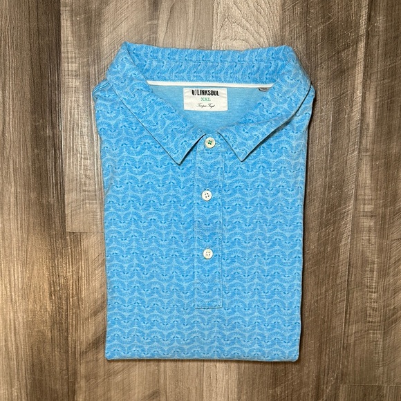 Linksoul Other - Linksoul Tempus Fugit Performance Golf Polo - 2XL